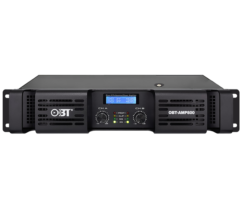 F系列H類雙通道模擬功放 OBT-AMP800