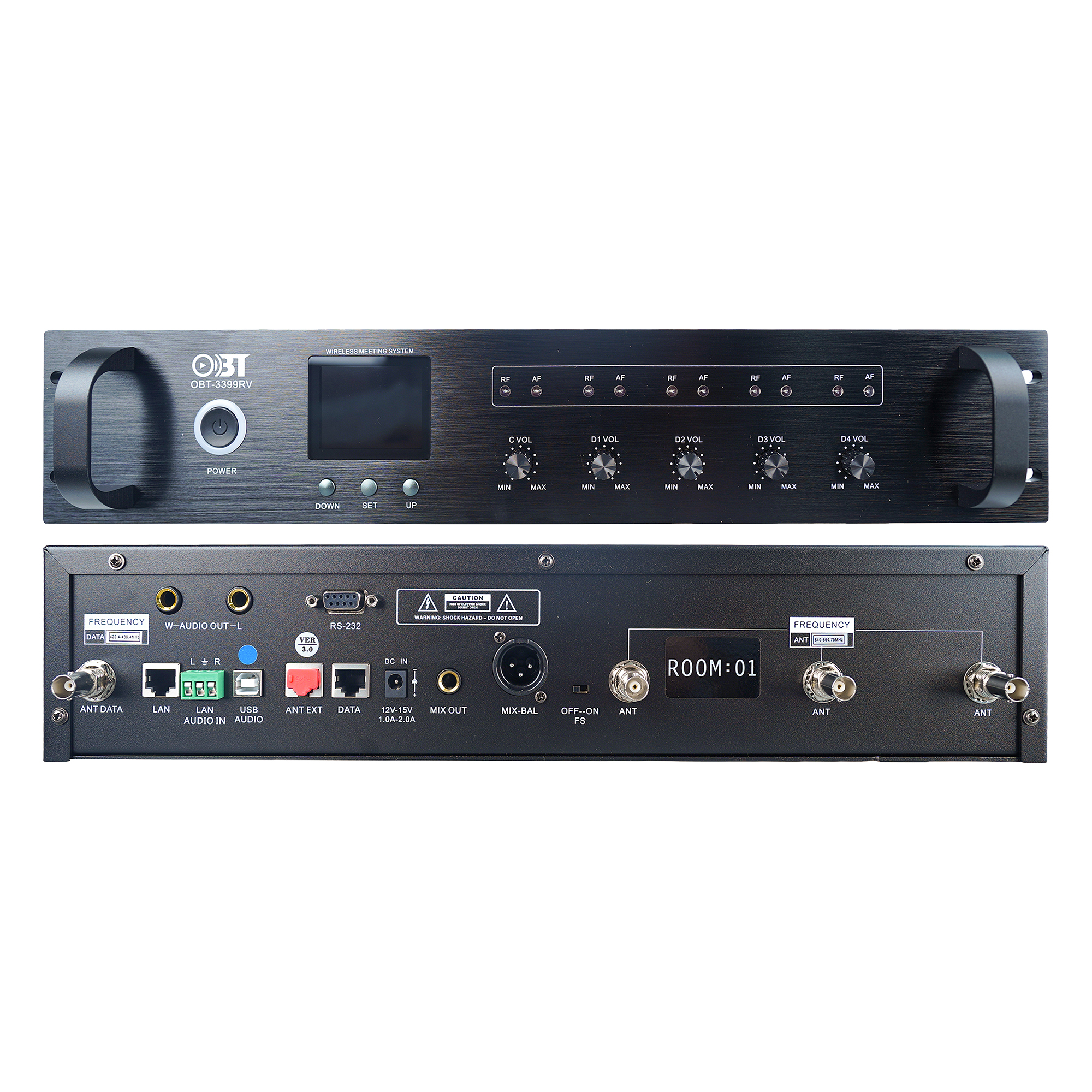 共用會(huì)議系統(tǒng)主機(jī)(表決) OBT-3399RV